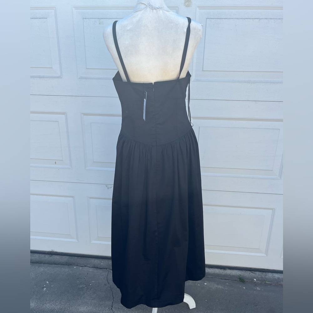 Women's Steve madden black fit and flare corset style dress 8 - Picture 3 of 7
